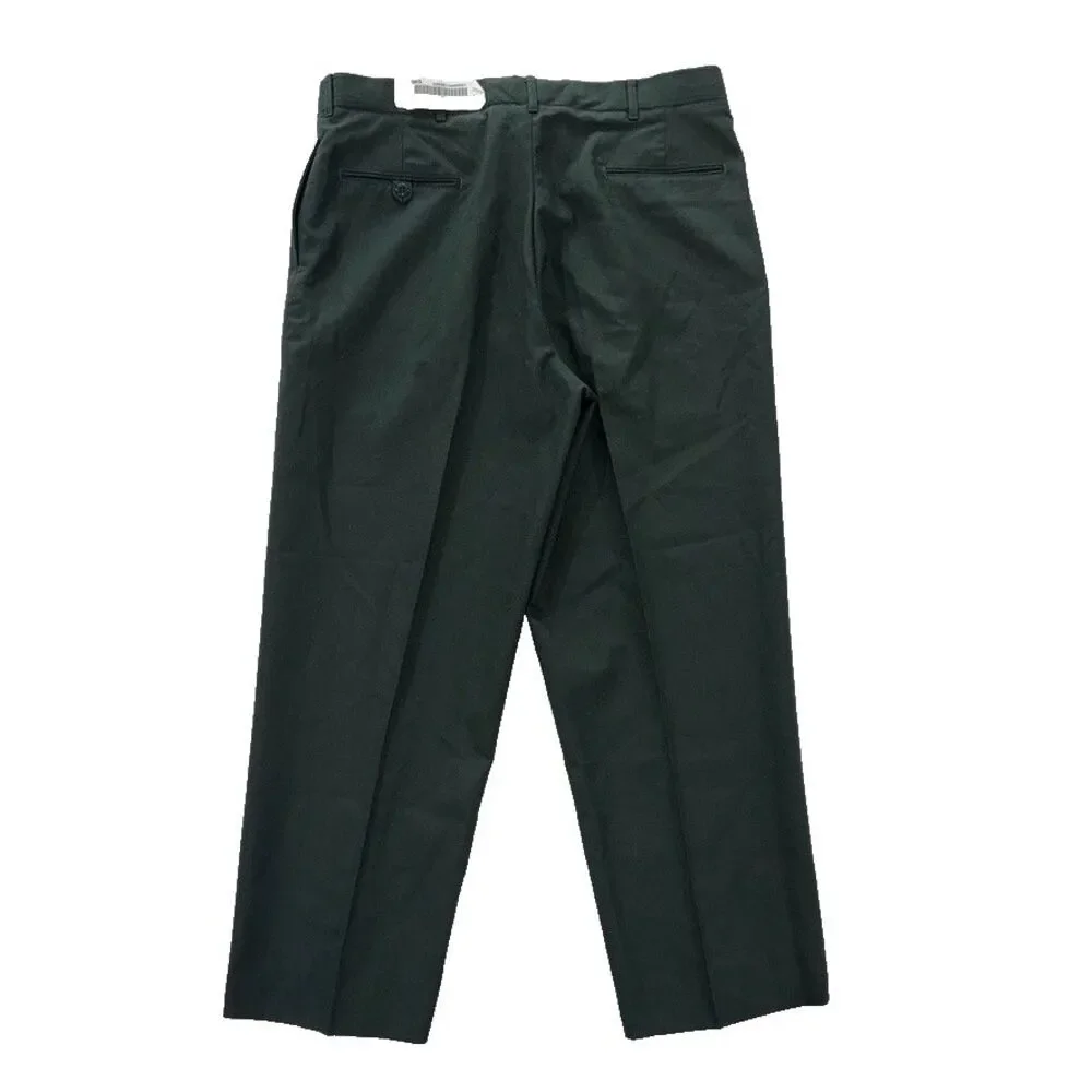 DSCP Tennessee Apparel Trousers Mens 38S Army Green Serge AG-489 Poly Wool NWT
